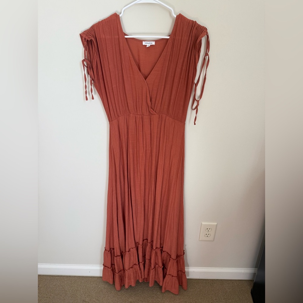 Mittoshop Terracotta Maxi Dress